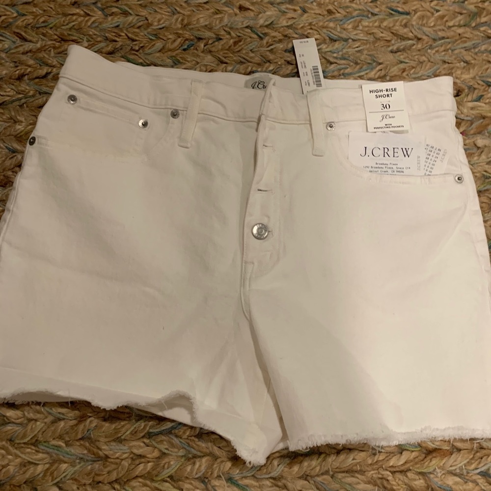 NWT J. Crew High Rise Shorts